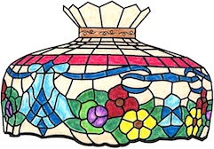 Worden RC22-2 Ribbon Art Nouveau Lamp Pattern