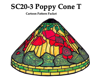 Worden SC20-3 Poppy Cone Lamp Pattern