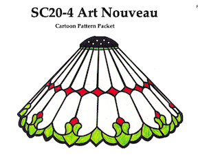 Worden SC20-4 Art Nouveau Lamp Pattern