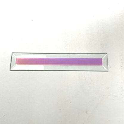 Dichroic Bevel Glass 2" x 7" Rectangle - Image 3