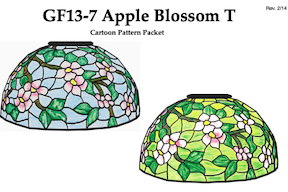 Worden GF13-7 Apple Blossom Lamp Pattern