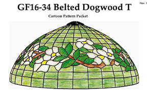 Worden GF16-34 Belted Dogwood Lamp Pattern