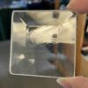 2" x 2" GNA Antique Clear Bevel Square