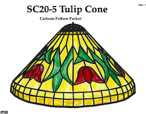 Worden SC20-5 Tulip Cone Lamp Pattern