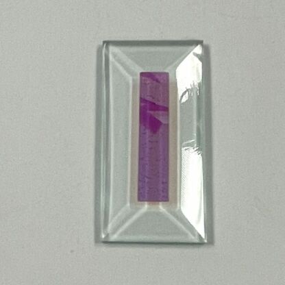 Dichroic Bevel Glass 1 1/2" x 6" Rectangle - Image 2
