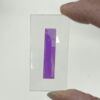 Dichroic Bevel Glass 1" x 3" Rectangle