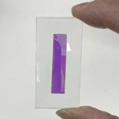 Dichroic Bevel Glass 1 1/2" x 6" Rectangle