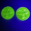 Round Moon Face 40mm Jewel CMF40-313 Face Vaseline Yellow