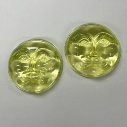 Round Moon Face 40mm Jewel CMF40-313 Face Vaseline Yellow - Image 3