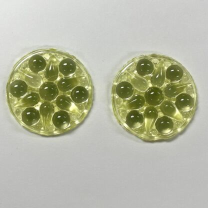 Fancy Round 42mm Jewel CN42-313 Vaseline Yellow - Image 2