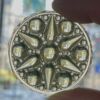Fancy Round 42mm Jewel CN42-313 Vaseline Yellow - Image 3