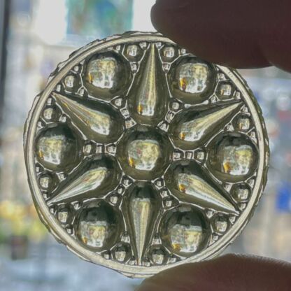Fancy Round 42mm Jewel CN42-313 Vaseline Yellow - Image 3
