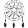 Beveled Glass Cluster - MEC831 Dream Catcher - Image 2