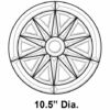 Beveled Glass Cluster - MEC831 Dream Catcher
