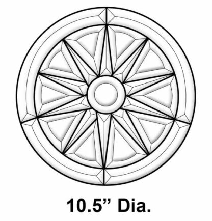 Beveled Glass Cluster - MEC831 Dream Catcher