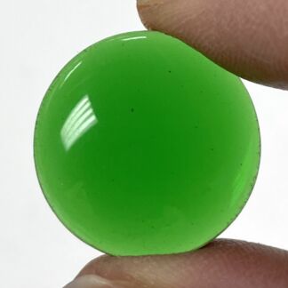 Smooth 25mm Round Jewel FB25-03 Green