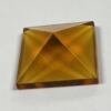 Pyramid Square 18mm Jewel - Amber PT18-02 - Image 2