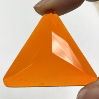 Orange Triangle Jewel - 39mm - TRI39-09