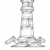Beveled Glass Cluster - MEC800 Lighthouse