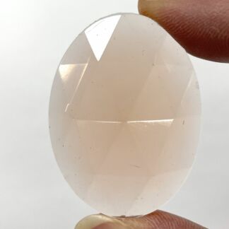 Faceted Oval 30mm x 40mm Jewel-331-08 Peach Seconds
