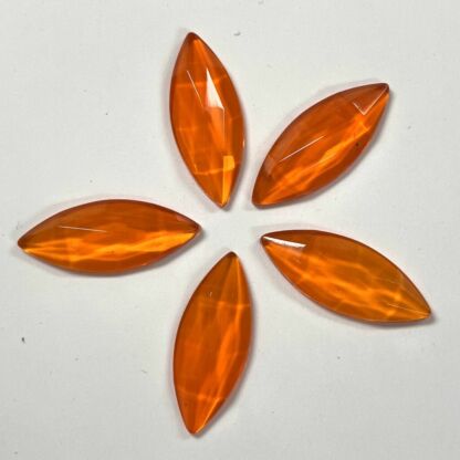 11mm x 27mm Pointed Faceted Jewel OV2711-09 - Image 2