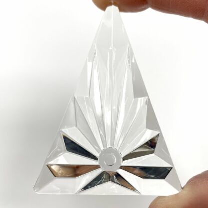 TR7652-01 Pressed Triangle Jewel-Clear