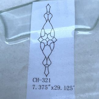 Clear Beveled Glass Cluster - HCH321