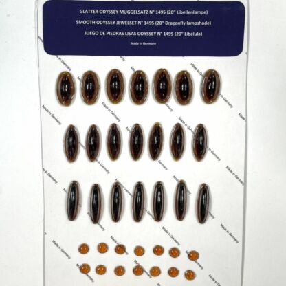 Odyssey Smooth Amber Jewel Set - For 20" Dragonfly OD1495-02