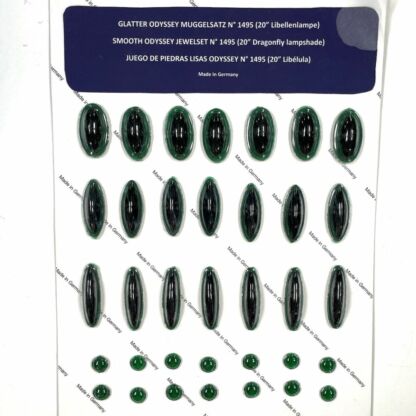 Odyssey Smooth Green Jewel Set - For 20" Dragonfly OD1495-03