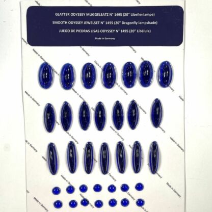 Odyssey Smooth Blue Jewel Set - For 20" Dragonfly OD1495-04