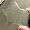 Clear Star Shape Bevel with hole #ST01 - Image 2