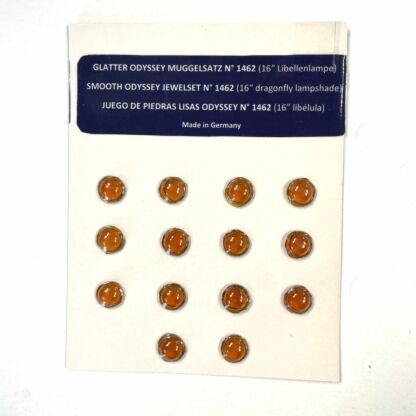Odyssey 12mm Smooth Amber Jewel Set -16" Dragonfly - OD1462-02