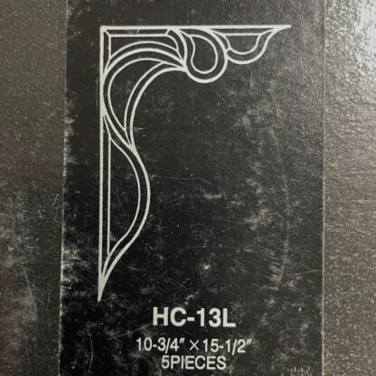 Clear Beveled Glass Corner - HC13L - Left