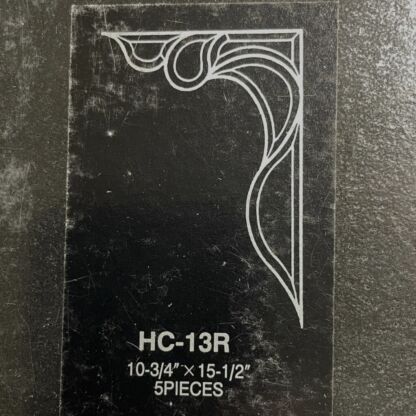Clear Beveled Glass Corner - HC13R - Right