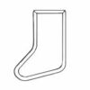 Clear Stocking Shape Bevel with hole #ST02 - Image 2