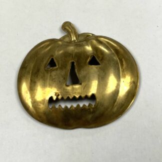 Brass 3D Jack-O-Lantern