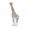 Tan/Grey/Clear Small Giraffe Beveled Glass Cluster GST 146C