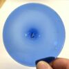 Rondel Handblown Glass 4" LT Blue RB4401