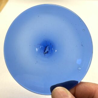 Rondel Handblown Glass 4" LT Blue RB4401