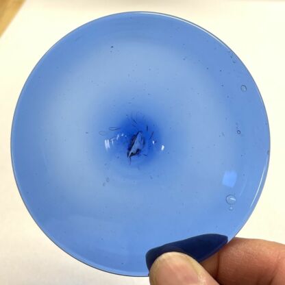 Rondel Handblown Glass 4" LT Blue RB4401