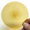 Rondel Handblown Glass  4" Amber RB4402