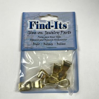 Gold Plated Smooth Bails-BL-006 - Pkg 5 pc. - Image 3