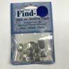 Silver Plated Smooth Bails-BLB-005 - Pkg 5 pc. - Image 3