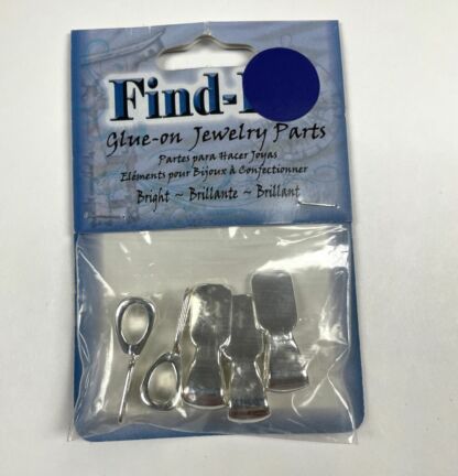 Silver Plated Smooth Bails-BLB-005 - Pkg 5 pc. - Image 3