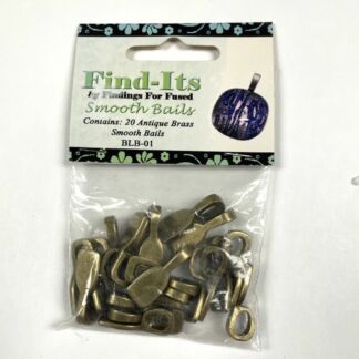 Antique Brass Smooth Bails-BLB-01 - Pkg 20 pc.