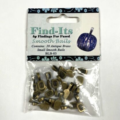 Antique Brass Smooth Bails-BLB-03 - Pkg 20 pc.