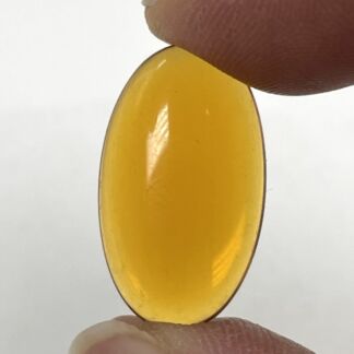Oval Smooth Jewel - HM2414-02 Amber