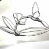 3-D Lead Small Hummingbird Body and Flower - Image 2
