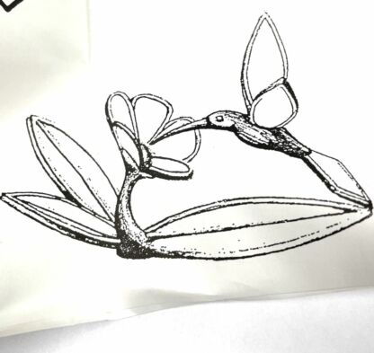 3-D Lead Small Hummingbird Body and Flower - Image 2