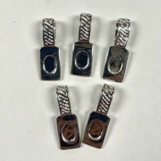 Silver Plated Large Thatch Bail #JL-624 Set of 5